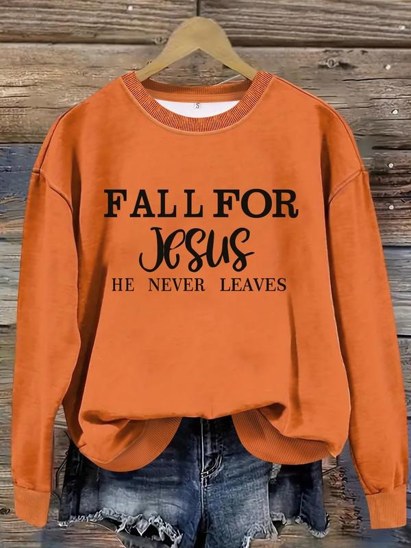 Fall Jesus Casual Fitted Moderate Thickness Knit - Adult & Kids T-Shirts, Sweatshirts & Hoodies apparel design preview 1