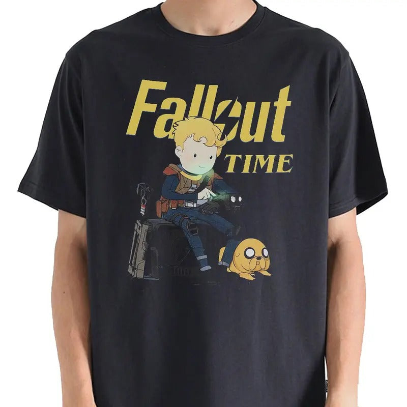 Fallout Adventure Time Movies Cartoon - Adult & Kids T-Shirts, Sweatshirts & Hoodies apparel design preview 1