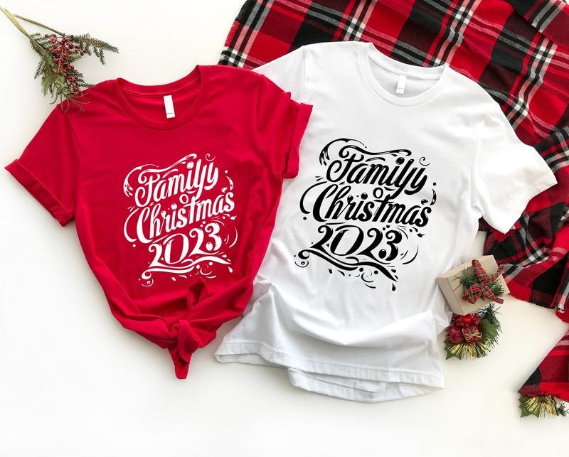 Family 2023 Matching Party Big Reunion Winter Xmas - Adult & Kids T-Shirts, Sweatshirts & Hoodies apparel design preview 1