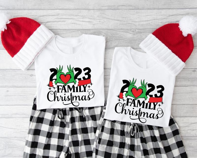 Family 2023 Matching Xmas Gathering - Adult & Kids T-Shirts, Sweatshirts & Hoodies apparel design preview 1