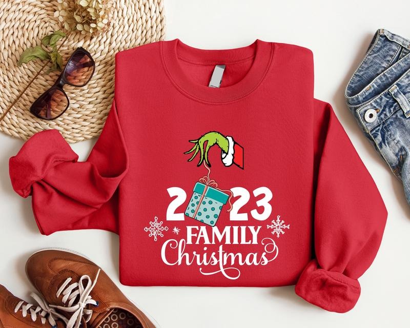 Family 2023 Matching Party Xmas Gathering Winter - Adult & Kids T-Shirts, Sweatshirts & Hoodies apparel design preview 1