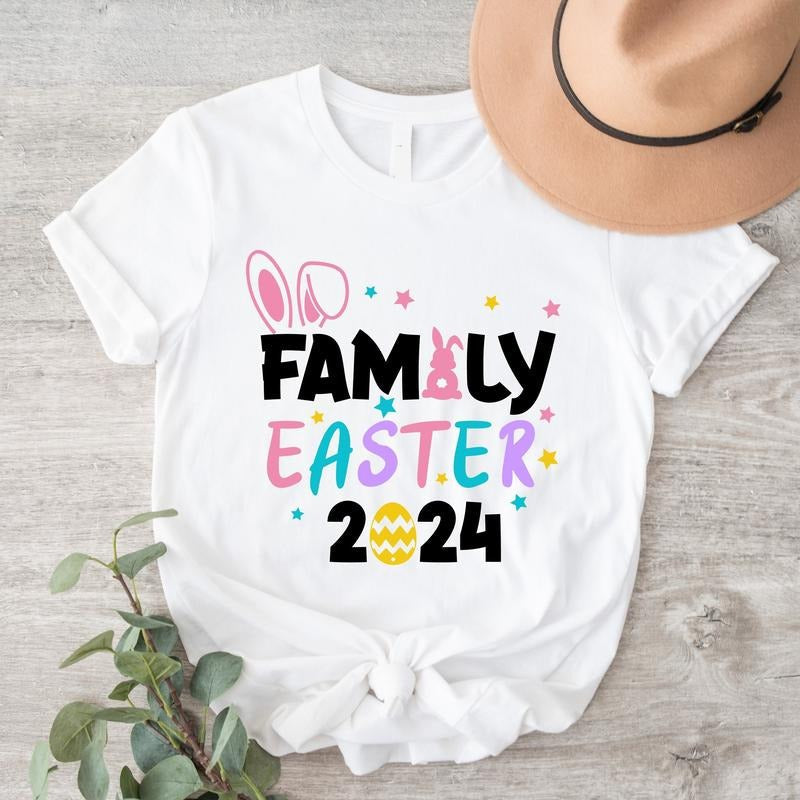 Family Easter 2024 Matching Short Sleeve Reunion - Adult & Kids T-Shirts, Sweatshirts & Hoodies apparel design preview 1