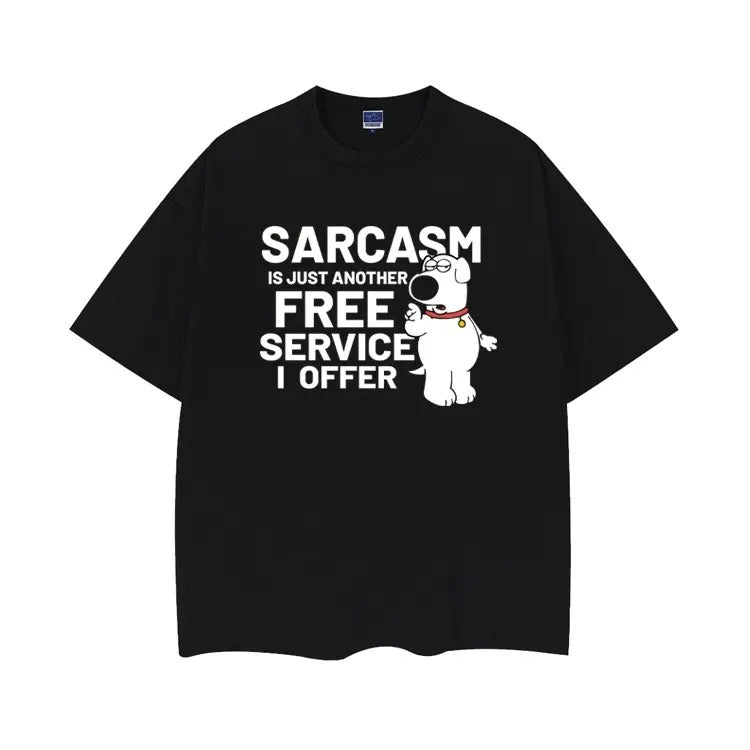 Family Guy "Free Satire" Vintage Anime 100% Cotton - Adult & Kids T-Shirts, Sweatshirts & Hoodies apparel design preview 1