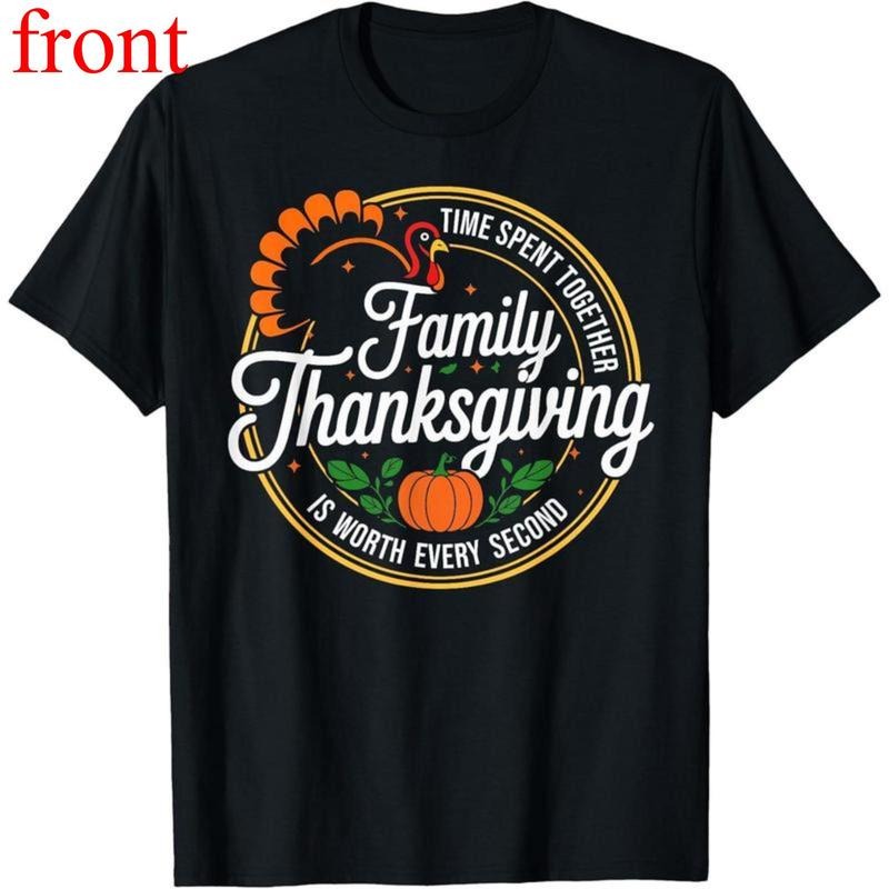 Family Thanksgiving 2025 Turkey Thankful Fall Autumn - Adult & Kids T-Shirts, Sweatshirts & Hoodies apparel design preview 1