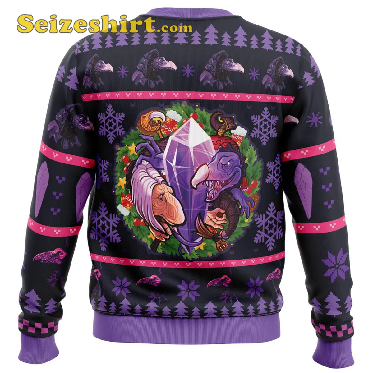 Fantasy Puppet Christmas Dark Crystal Ugly Christmas Sweater - Holiday Gift product image 2