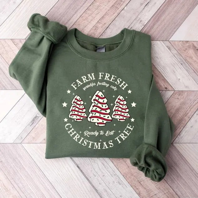 Farm Fresh Tree Cake Hoodiestyle{N002}2 - Adult & Kids T-Shirts, Sweatshirts & Hoodies apparel design preview 1