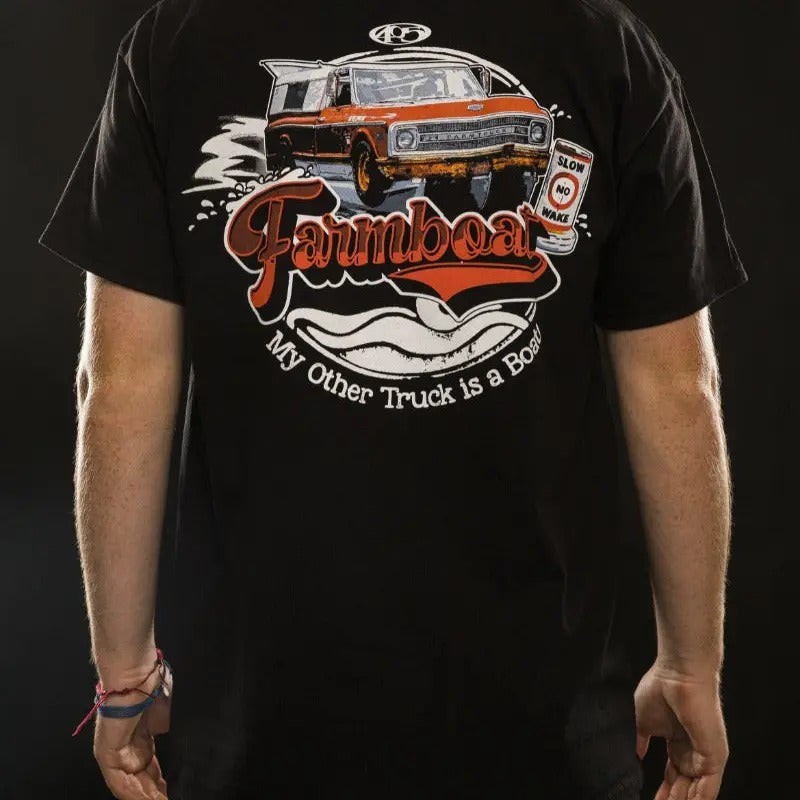 Farmboat My Other Truck Is Boat Vintage Cotton - Adult & Kids T-Shirts, Sweatshirts & Hoodies apparel design preview 1