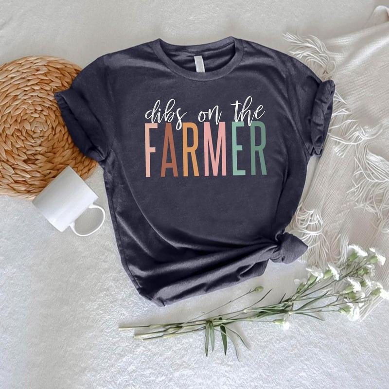 Farmer Dibs Love Farmers Farming Funny Quotes - Adult & Kids T-Shirts, Sweatshirts & Hoodies apparel design preview 1