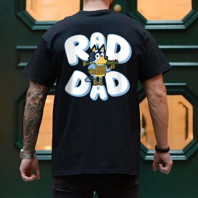 Bluey Rad Dad Bandit Family - Adult & Kids T-Shirts, Sweatshirts & Hoodies apparel design preview 1