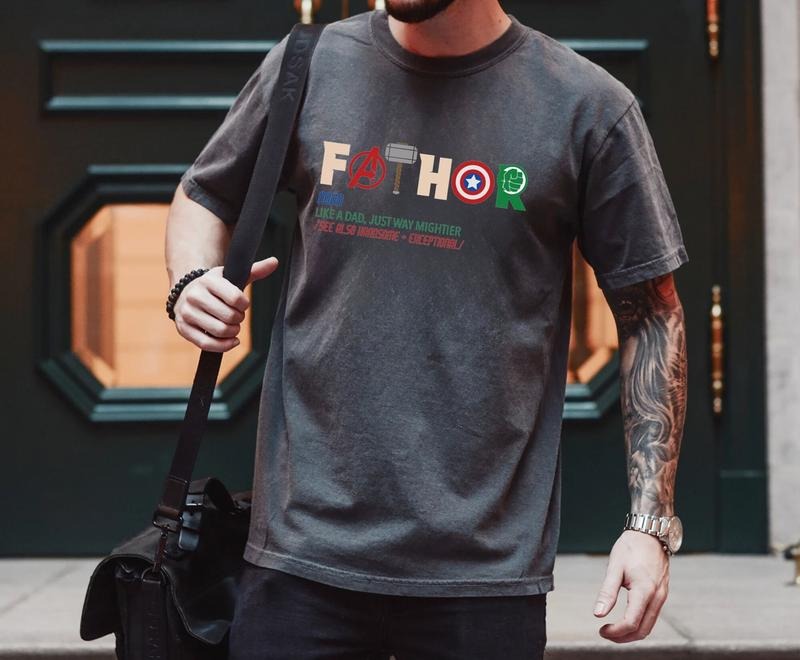 Fathor Definition Mighty Father Dad - Adult & Kids T-Shirts, Sweatshirts & Hoodies apparel design preview 1