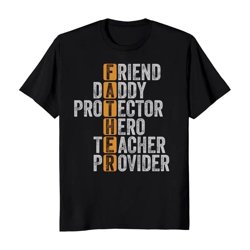Friend Daddy Protector Hero Teacher Provider Casual - Adult & Kids T-Shirts, Sweatshirts & Hoodies apparel design preview 1