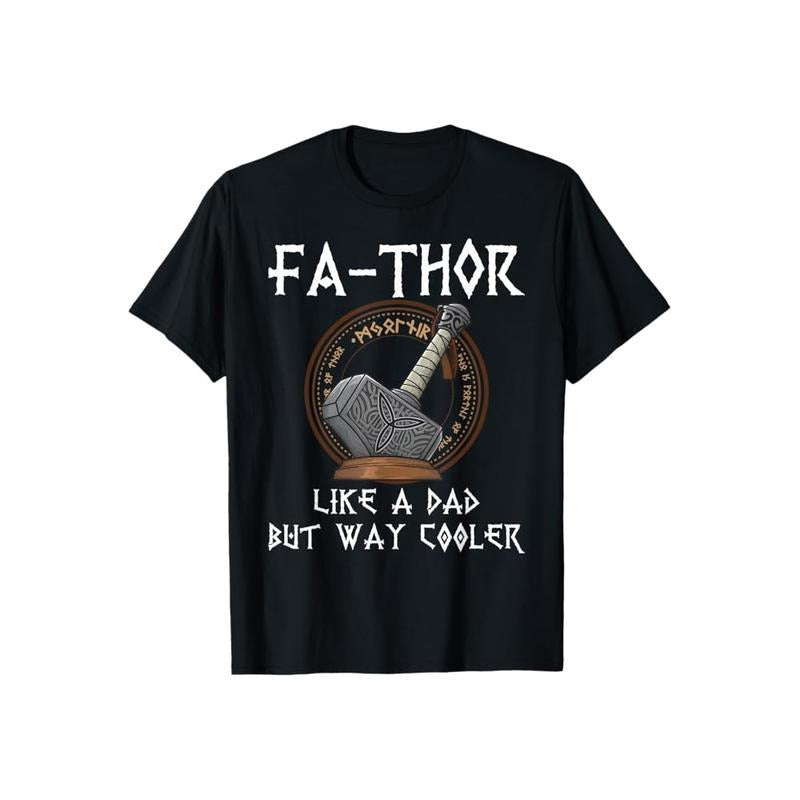 Fathor Dad Father Pure Cotton Casual Street Crew Neck - Adult & Kids T-Shirts, Sweatshirts & Hoodies apparel design preview 1