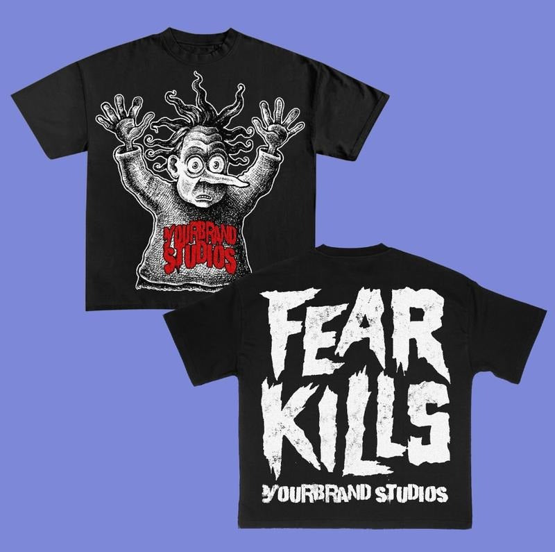 Feak Kils Y2k Hip Hop Streetwear Rap Cotton Menswear - Adult & Kids T-Shirts, Sweatshirts & Hoodies apparel design preview 1