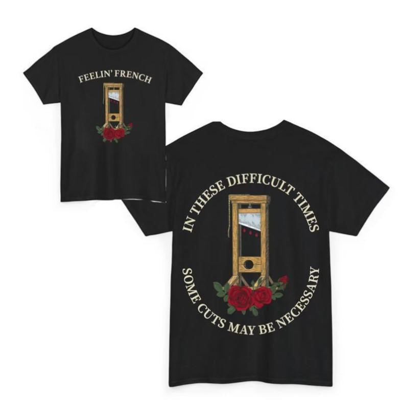 Feelin' FrеNch Funny 2 Sided These Difficult Times - Adult & Kids T-Shirts, Sweatshirts & Hoodies apparel design preview 1