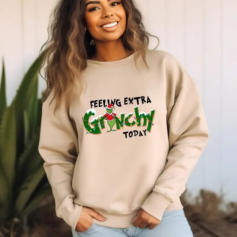 Feeling Extra Grin Today Family Funny Casual Collar - Adult & Kids T-Shirts, Sweatshirts & Hoodies apparel design preview 1