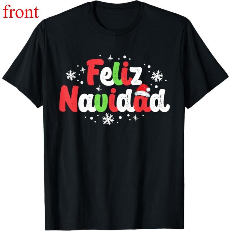 Feliz Navidad Matching Family Spanish Mexican Xmas - Adult & Kids T-Shirts, Sweatshirts & Hoodies apparel design preview 1