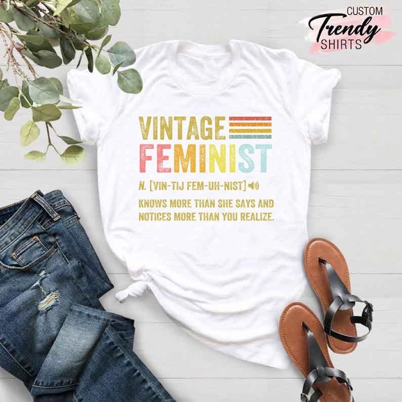 Feminist Feminism Description Empowered Equality - Adult & Kids T-Shirts, Sweatshirts & Hoodies apparel design preview 1