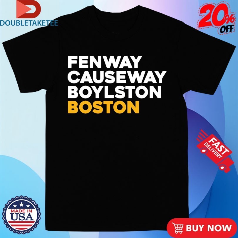 Fenway Causeway Boylston Boston Bruins - Adult & Kids T-Shirts, Sweatshirts & Hoodies apparel design preview 1