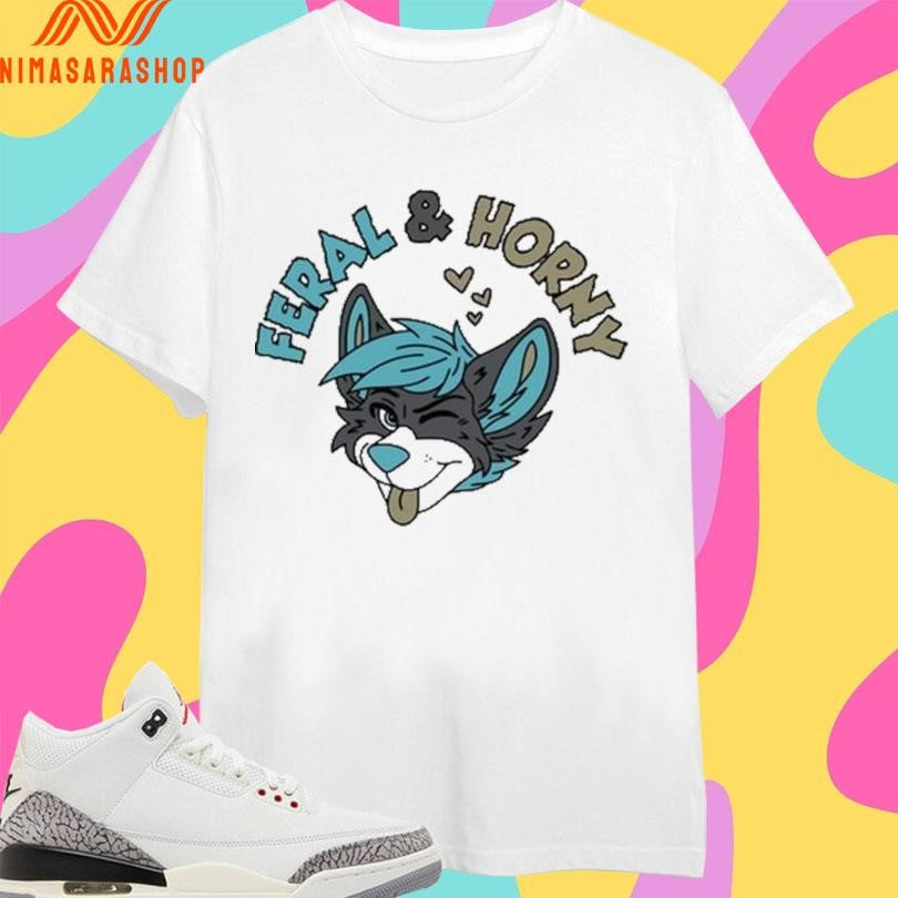 Feral And Horny Cartoon 2026 - Adult & Kids T-Shirts, Sweatshirts & Hoodies apparel design preview 1
