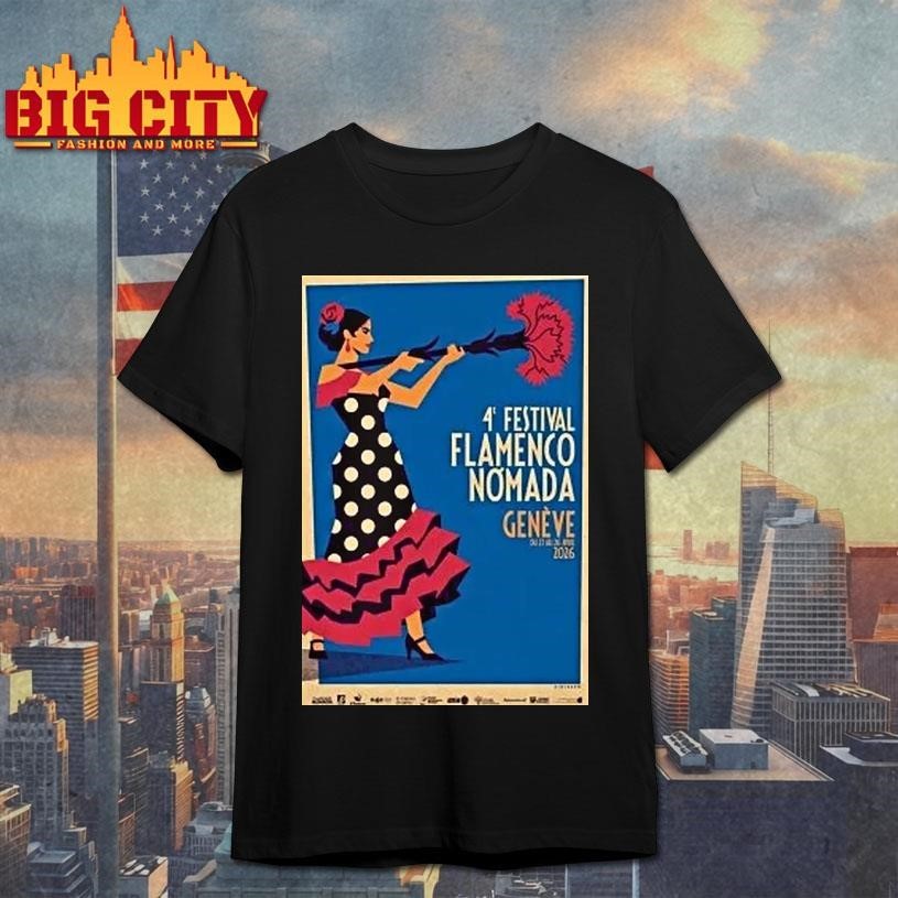 Festival Flamenco Nomada Tour Jan 26 2026 - Adult & Kids T-Shirts, Sweatshirts & Hoodies apparel design preview 1