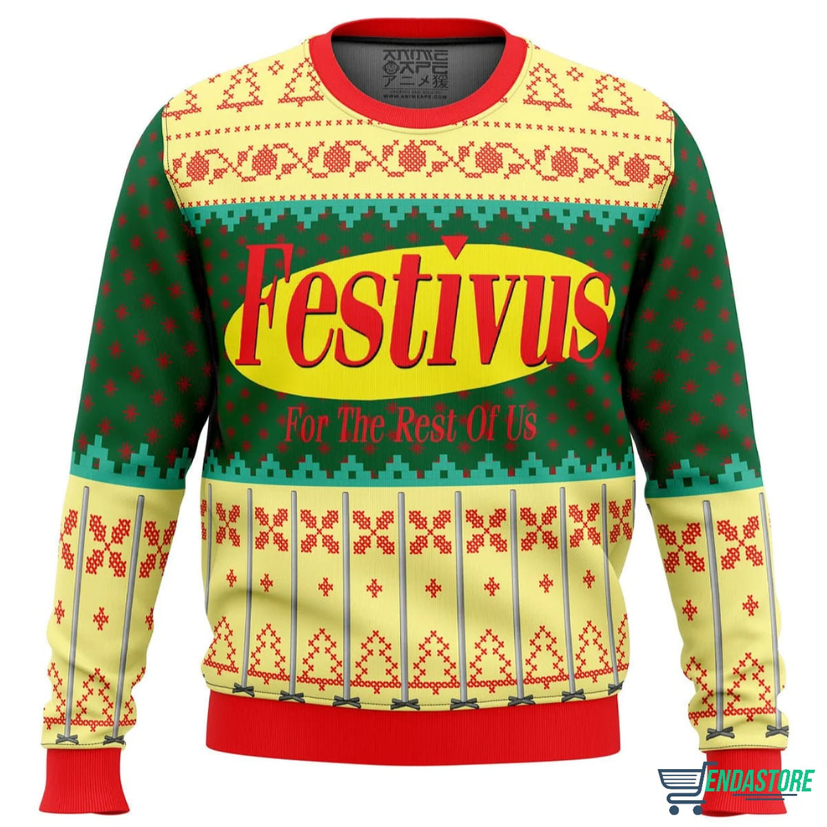 Festivus For The Rest Of Us 3D Ugly Christmas Sweater - Holiday Gift product image