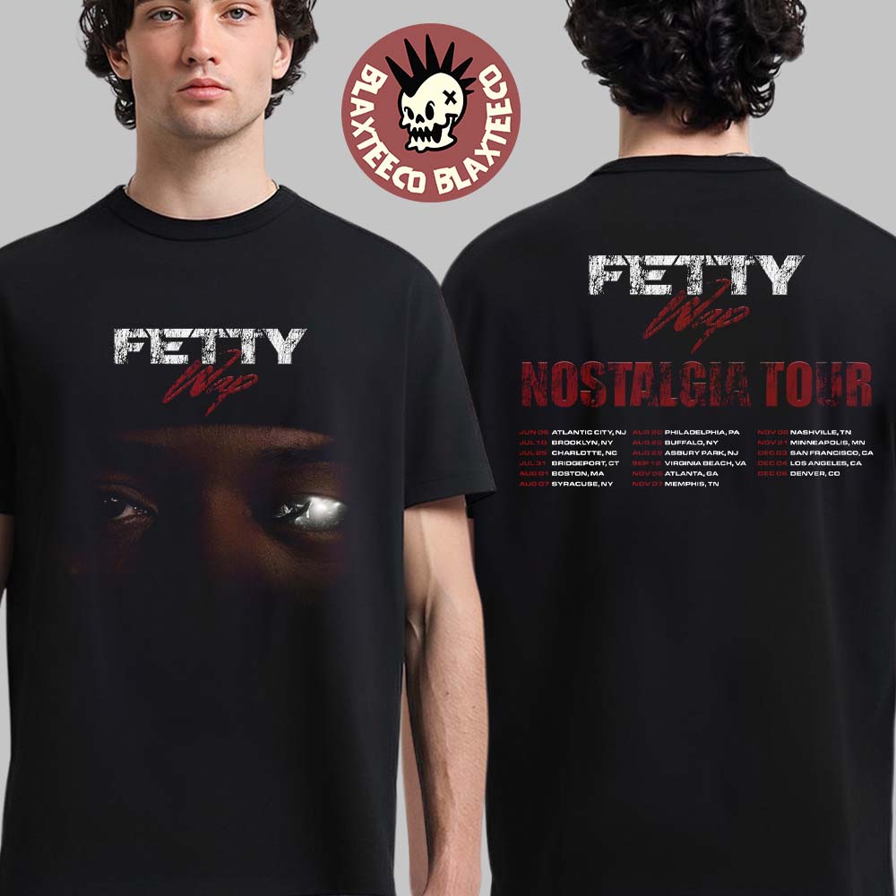 Fetty Wap Nostalgia Tour 2026 North America Schedule - Adult & Kids T-Shirts, Sweatshirts & Hoodies apparel design preview 1