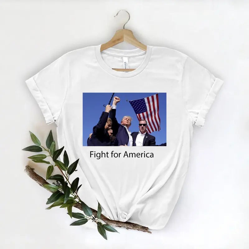 Fight America Attack Trump Make Great Again President - Adult & Kids T-Shirts, Sweatshirts & Hoodies apparel design preview 1