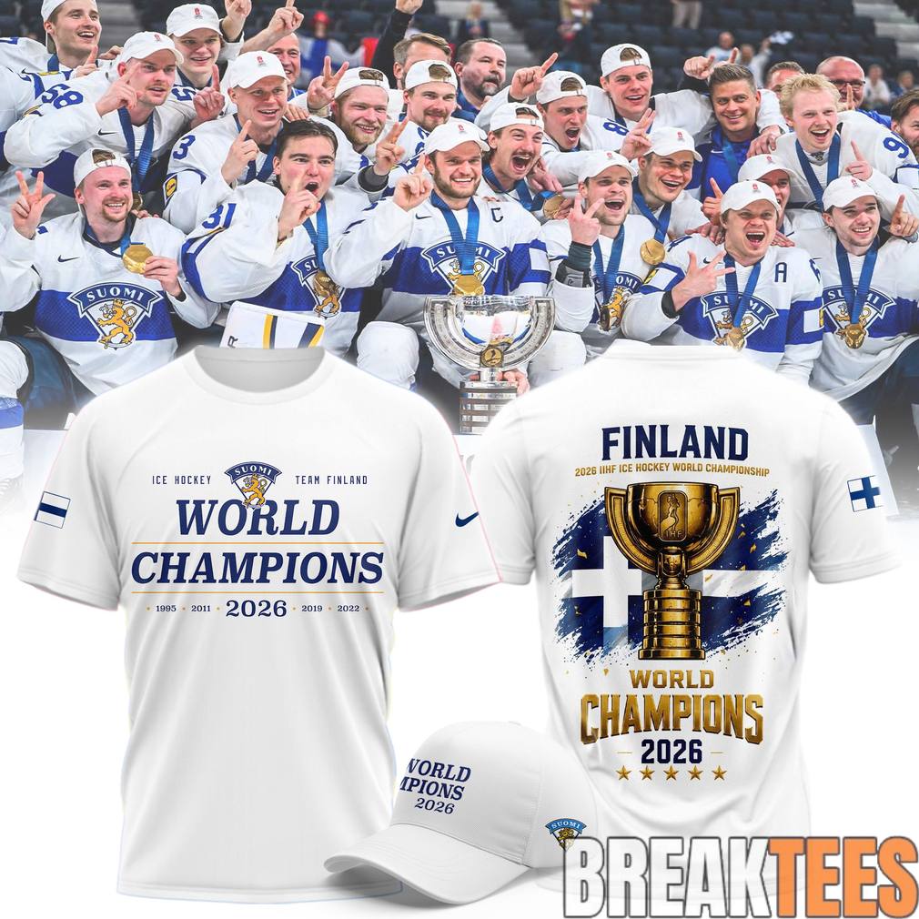 Finland 2026 IIHF Ice Hockey World Champions - Adult & Kids T-Shirts, Sweatshirts & Hoodies apparel design preview 1