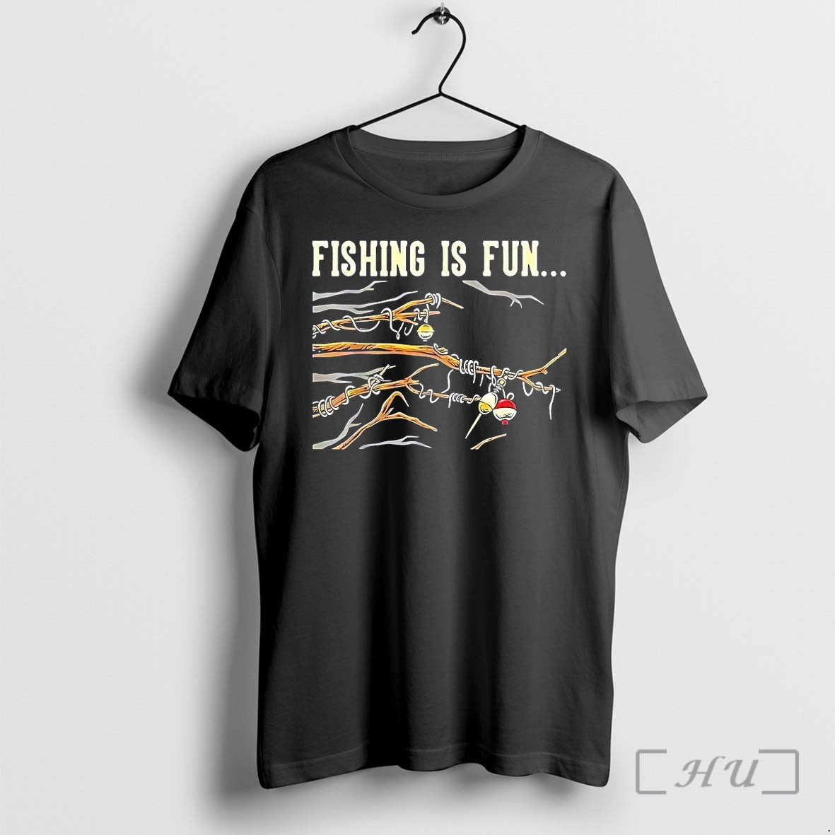 Fishing Is Fun Sweater Jpg - Adult & Kids T-Shirts, Sweatshirts & Hoodies apparel design preview 1
