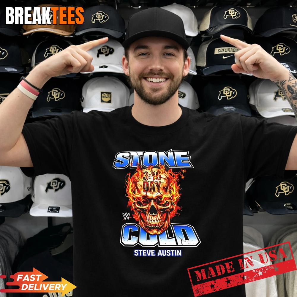 Flaming Skull Stone Cold Steve Austin 3 16 Day 2026 - Adult & Kids T-Shirts, Sweatshirts & Hoodies apparel design preview 1