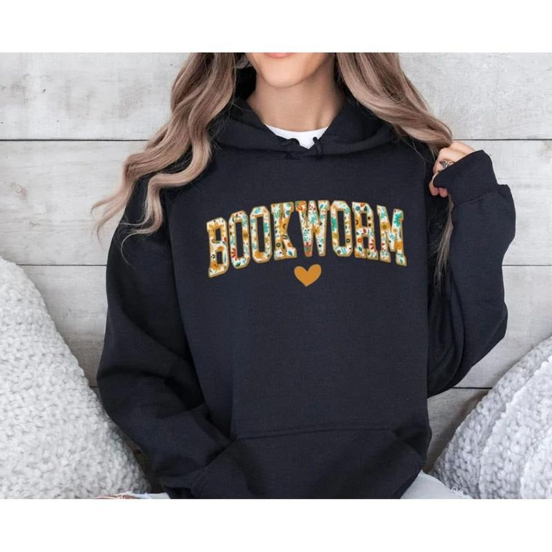 Floral Book Bookworm Wildflowers Lovers Teacher Lover - Adult & Kids T-Shirts, Sweatshirts & Hoodies apparel design preview 1