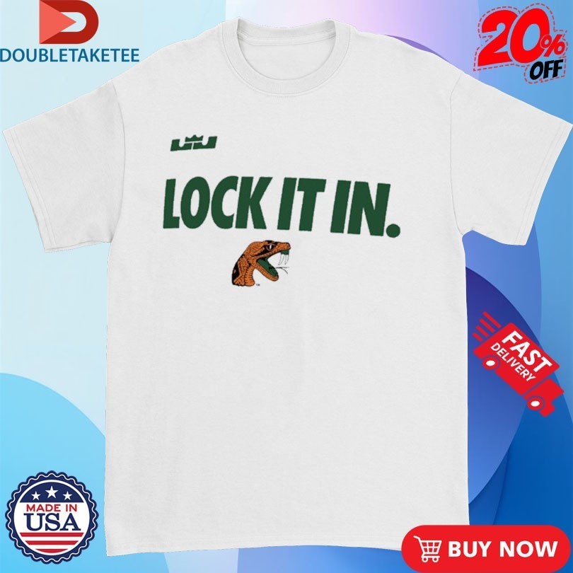 Florida A&M Rattlers Lock It In - Adult & Kids T-Shirts, Sweatshirts & Hoodies apparel design preview 1