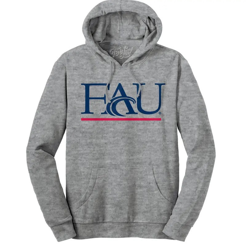Florida Atlantic University Hooded Gray - Adult & Kids T-Shirts, Sweatshirts & Hoodies apparel design preview 1