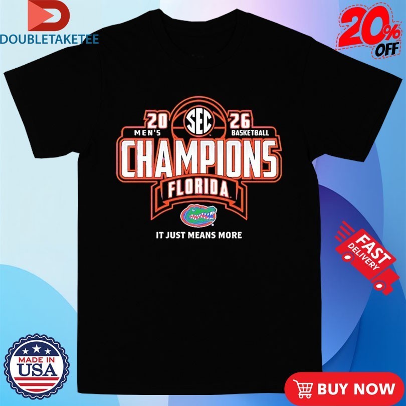 Florida Gators 2026 SEC Men's Basketball Regular - Adult & Kids T-Shirts, Sweatshirts & Hoodies apparel design preview 1