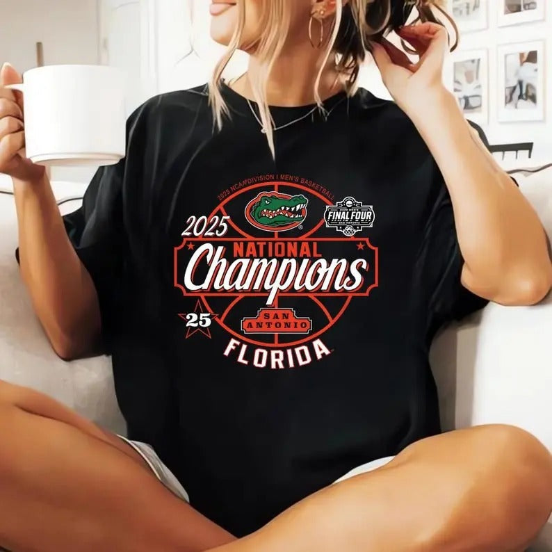 Florida Gators Basketball Final Four 2025 - Adult & Kids T-Shirts, Sweatshirts & Hoodies apparel design preview 1