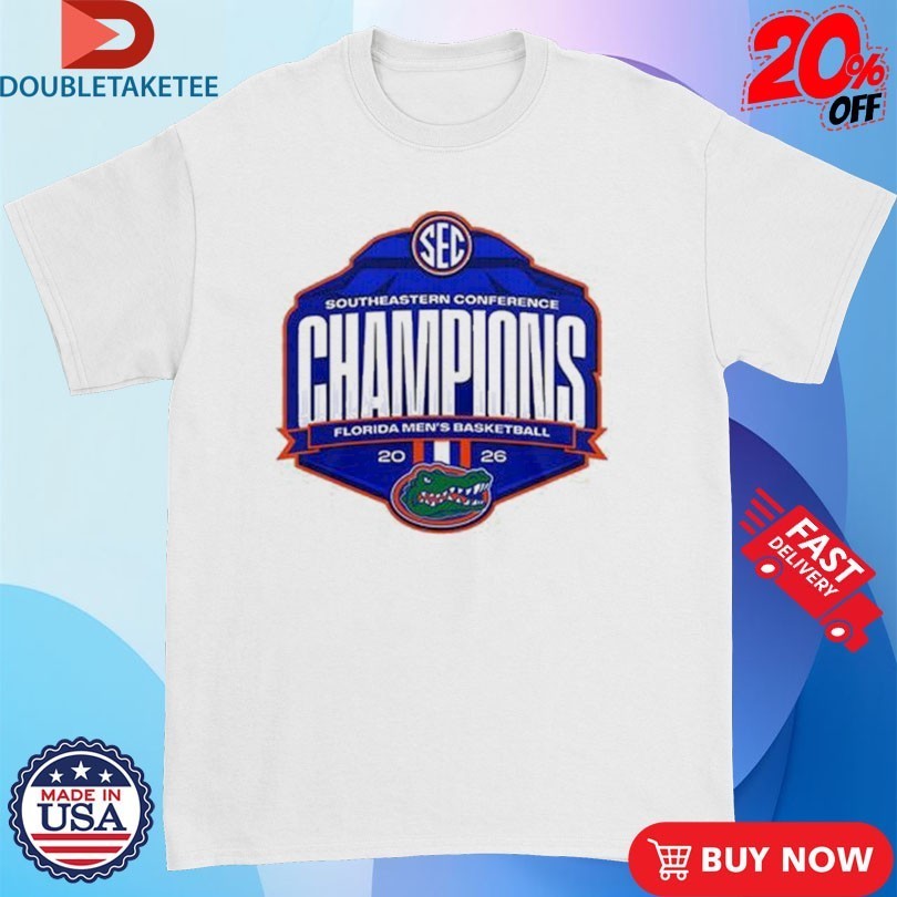 Florida Gators SEC 2026 Men's Basketball Champions - Adult & Kids T-Shirts, Sweatshirts & Hoodies apparel design preview 1