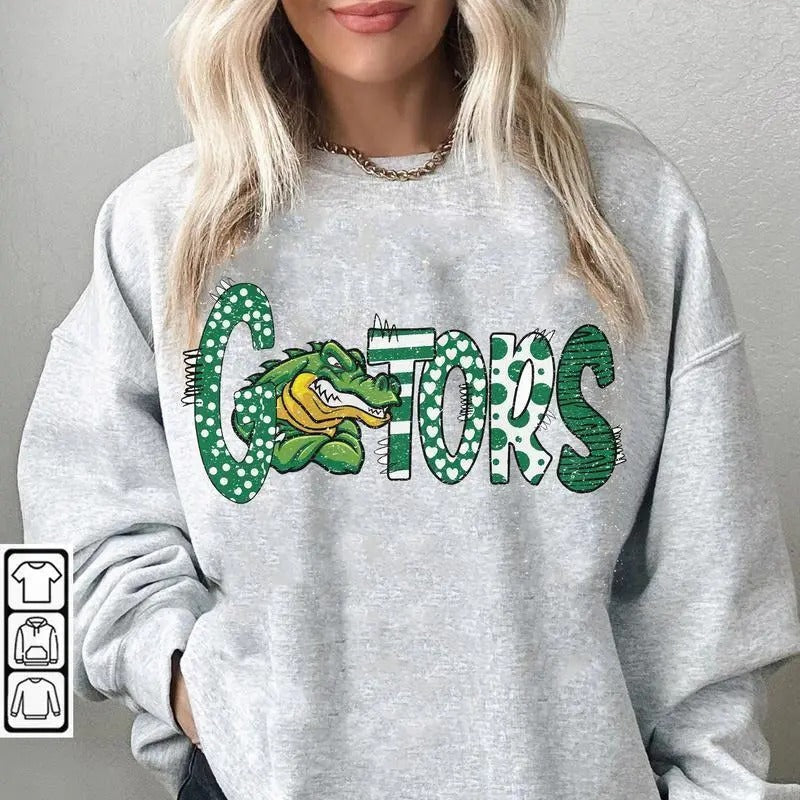 Florida Gators Vintage NCAA Football Retro Classic - Adult & Kids T-Shirts, Sweatshirts & Hoodies apparel design preview 1