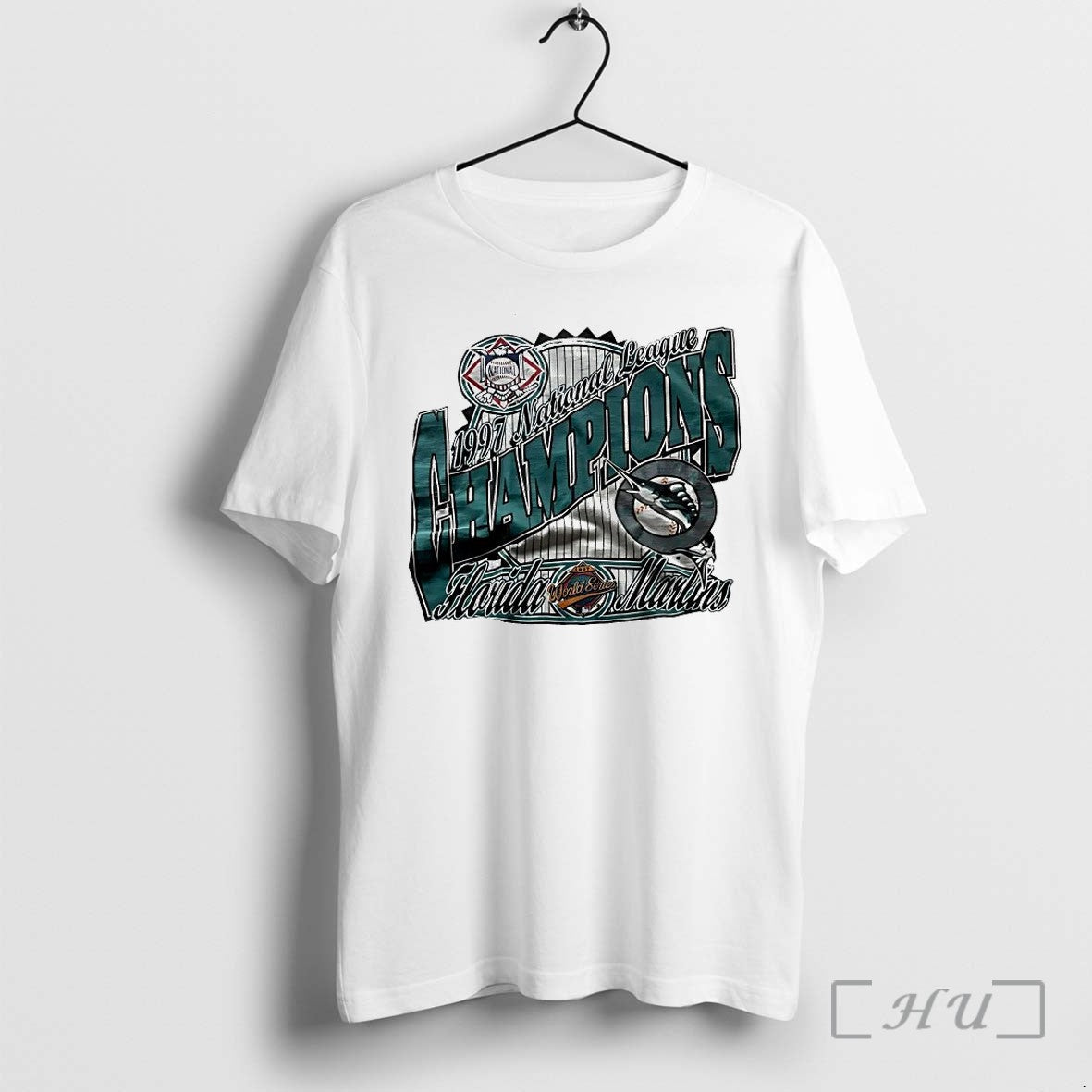 Florida Marlins World Series 1997 National League - Adult & Kids T-Shirts, Sweatshirts & Hoodies apparel design preview 1