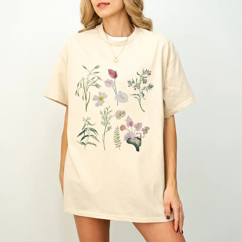 Flower Her Spring Concept Nature Floral Gardener - Adult & Kids T-Shirts, Sweatshirts & Hoodies apparel design preview 1