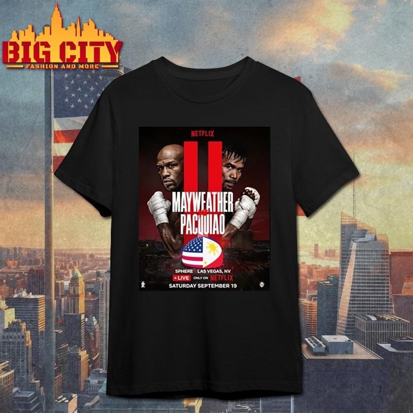 Floyd Mayweather Vs Manny Pacquiao Las Vegas - Adult & Kids T-Shirts, Sweatshirts & Hoodies apparel design preview 1