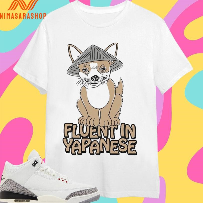 Fluent In Yapanese Dog - Adult & Kids T-Shirts, Sweatshirts & Hoodies apparel design preview 1