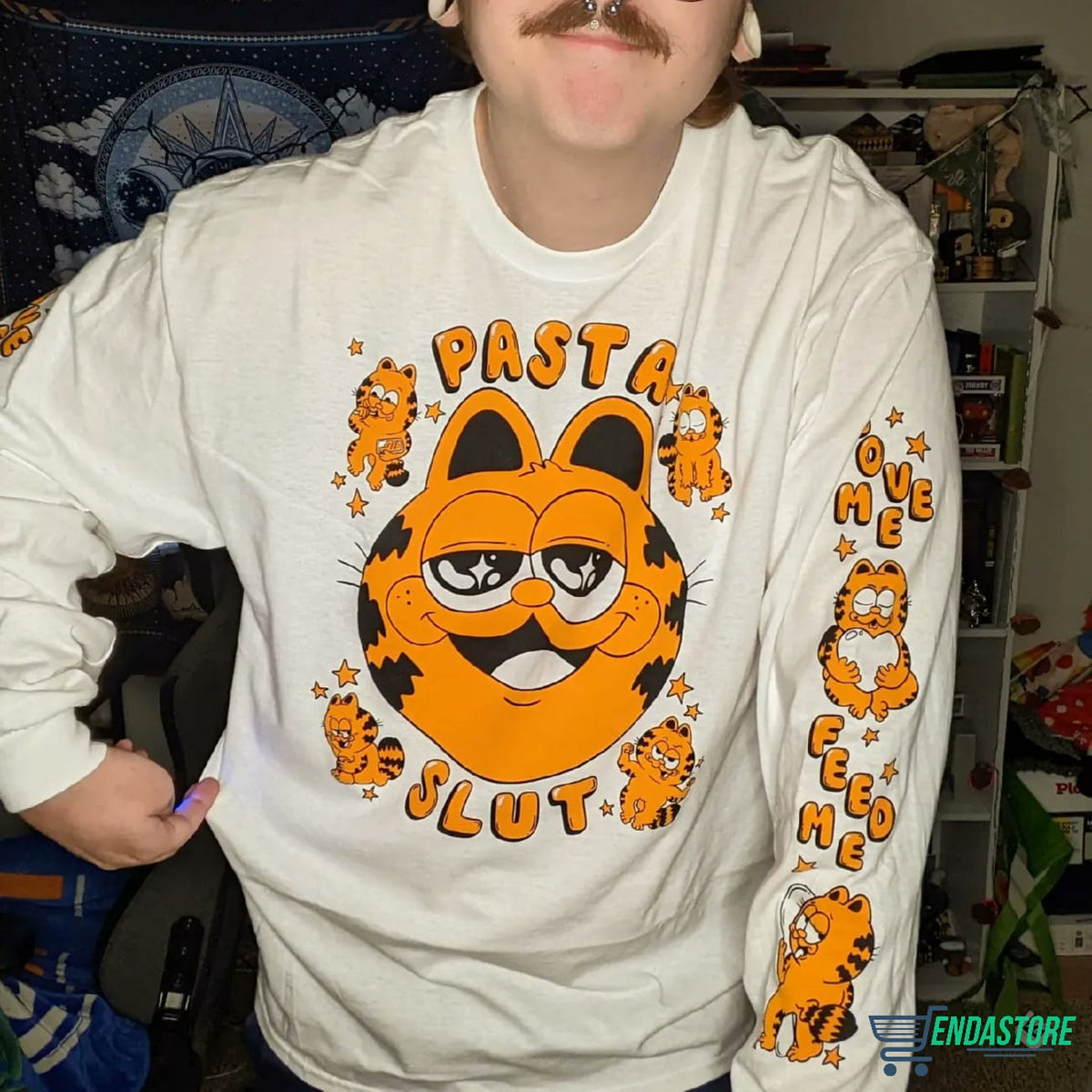 Garfield Pasta Slut Sweatshirt 3D Sweater - Gift Idea product image