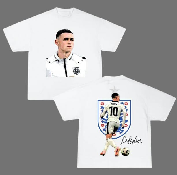 Foden National Icons 2 Sided Vintage Soccer Sport - Adult & Kids T-Shirts, Sweatshirts & Hoodies apparel design preview 1