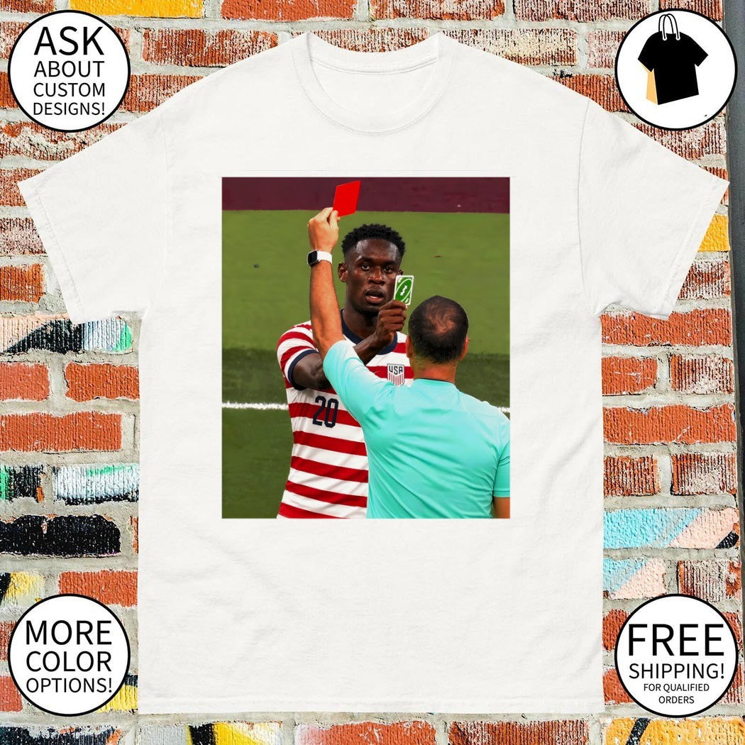 Folarin Balogun Uno Reverse USA Soccer World Cup 2026 - Adult & Kids T-Shirts, Sweatshirts & Hoodies apparel design preview 1