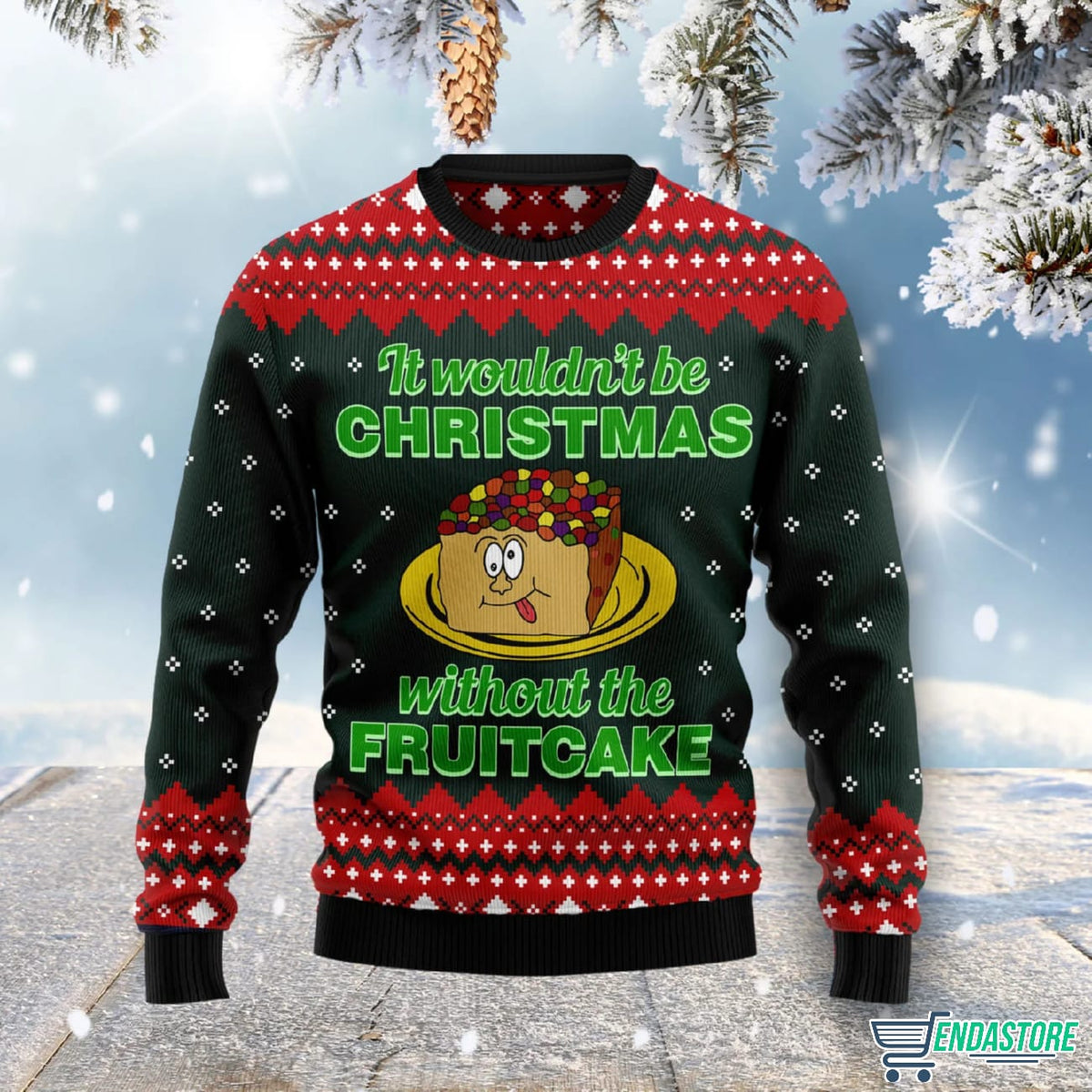 Food Cake 3D Ugly Christmas Sweater - Holiday Gift product image