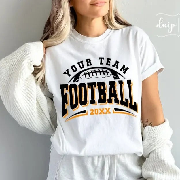Football Game Day T Mom Sports Family Footbal Trend - Adult & Kids T-Shirts, Sweatshirts & Hoodies apparel design preview 1