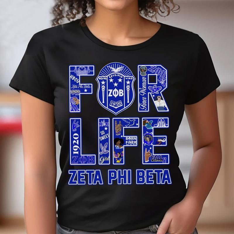 Life Zeta Phi Beta Sorority Inspired Finer Z - Adult & Kids T-Shirts, Sweatshirts & Hoodies apparel design preview 1