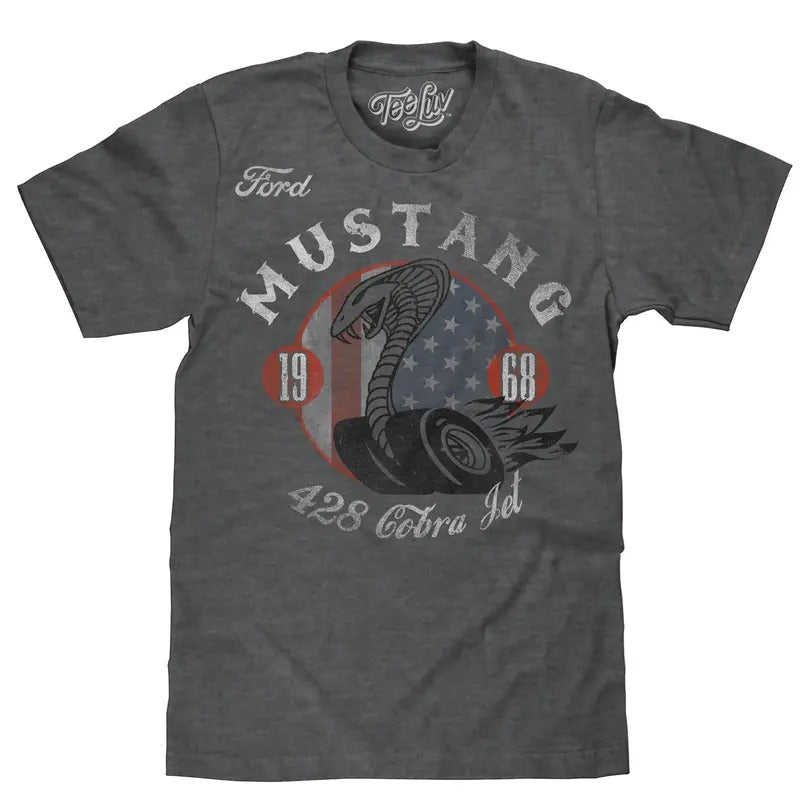 Ford Mustang Cobra Gray - Adult & Kids T-Shirts, Sweatshirts & Hoodies apparel design preview 1