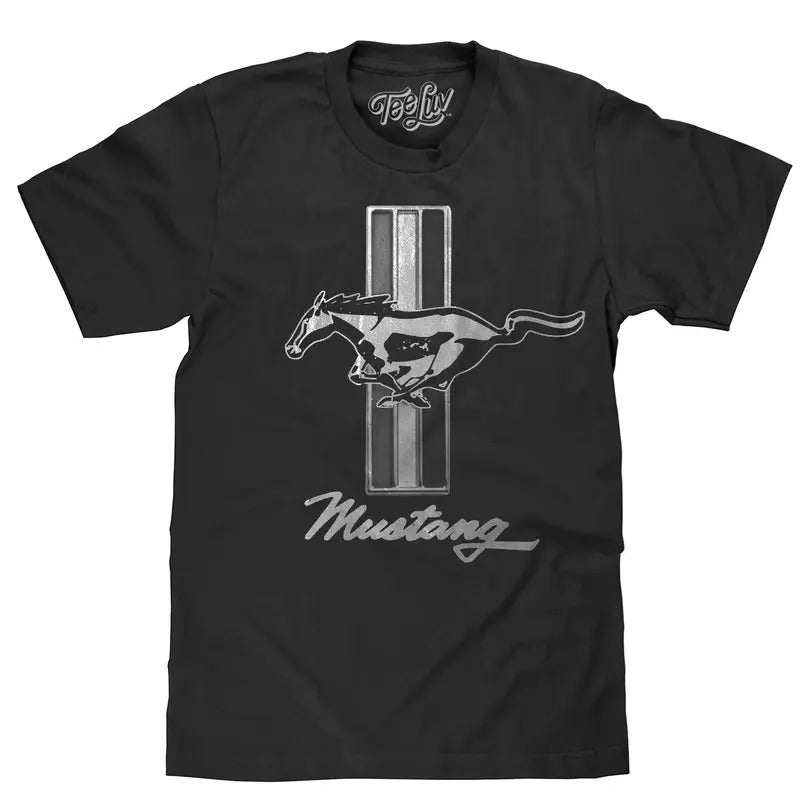 Ford Mustang Logo Black - Adult & Kids T-Shirts, Sweatshirts & Hoodies apparel design preview 1