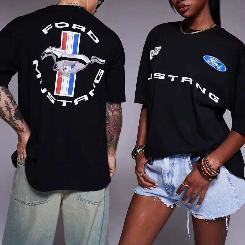 Ford Mustang Menswear Street Racing Car Boyfriend - Adult & Kids T-Shirts, Sweatshirts & Hoodies apparel design preview 1